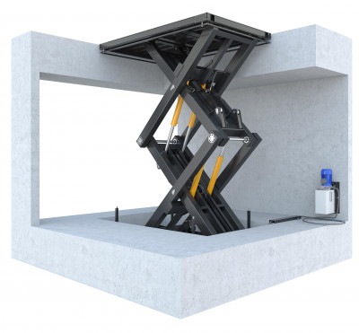 Стационарный гидравлический подъемник 3000 кг Фото в Иркутске