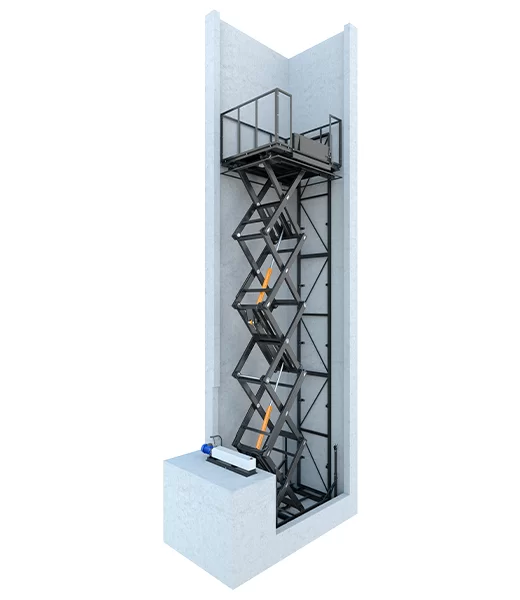 Стационарный ножничный подъемник 2000 кг, 6 м Фото в Иркутске