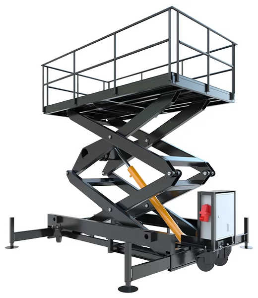 Ножничный передвижной подъемник 3000 кг, 6 м Фото в Иркутске